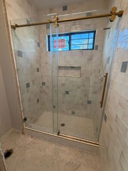 Tempered Glass Shower Door