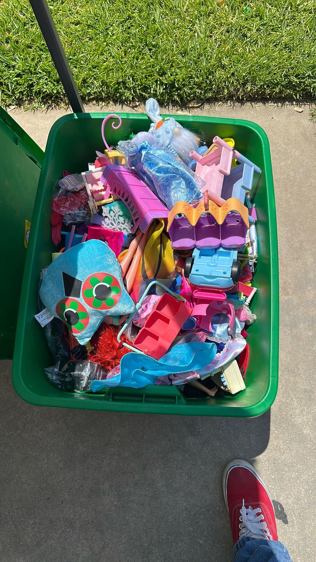Bin Of Girls Toys