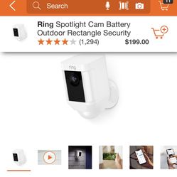 RING SPOTLIGHT CAM SECURITY BRAND NEW