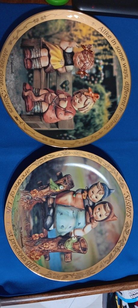 Mi Hummel Limited Edition Sisters Plates
