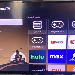 50in Roku Tv With remote