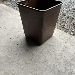 Old Metal Trash Can