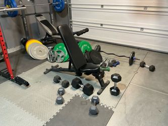 Home gym set (pick up only) (everything  included)