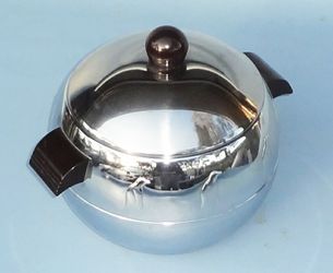 Mid Century Chrome Ice Bucket