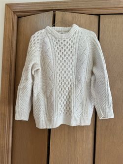 Cream Irish Knit Sweater
