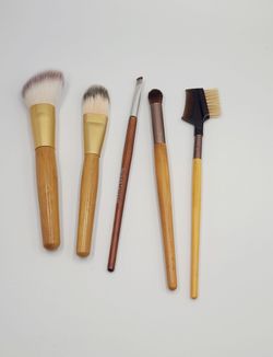 Bamboo Handle Makeup Brush Set - #5
