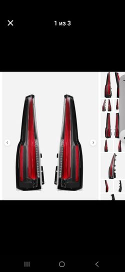Smoked LED Tail Lights For 2015-20 Chevy Tahoe Suburban Rear Lamp Escalade Style