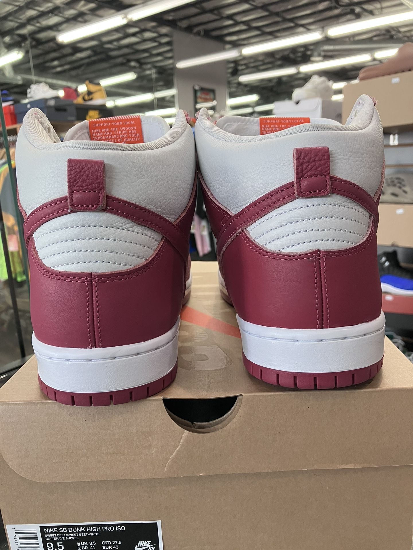 Nike SB Dunk High Orange Label Sweet Beet