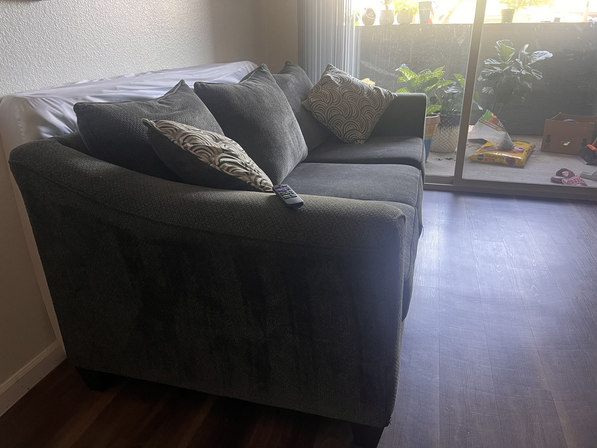 Blue Grey -3 Seat Sofa