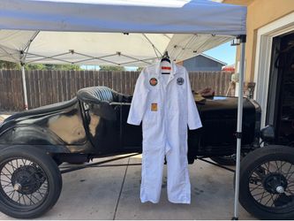 Vintage mechanics racing coveralls