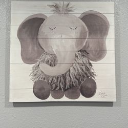 Elephant Nursery Wall Decor