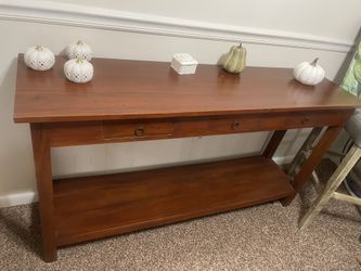 Wood Entryway Table