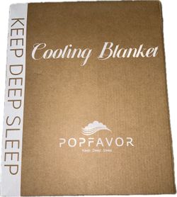 Popfavor Cooling Comforter King Size - Cooling Blankets for Hot Sleepers - Gray