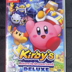 New Nintendo Switch Kirby’s Return to Dream Land Deluxe game