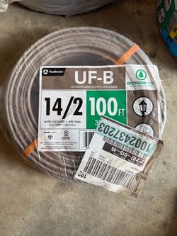 Southwire 100 ft 14/2 Brown Solid CU UF-B W/G Electrical Wire
