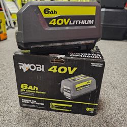 Ryobi 40V 6ah battery