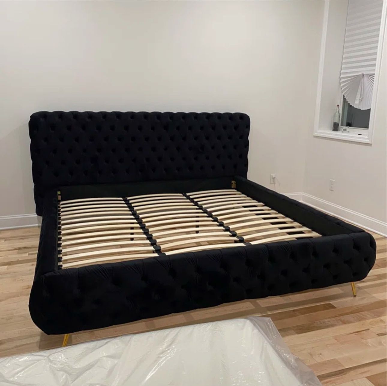 Black Velvet Bed frame