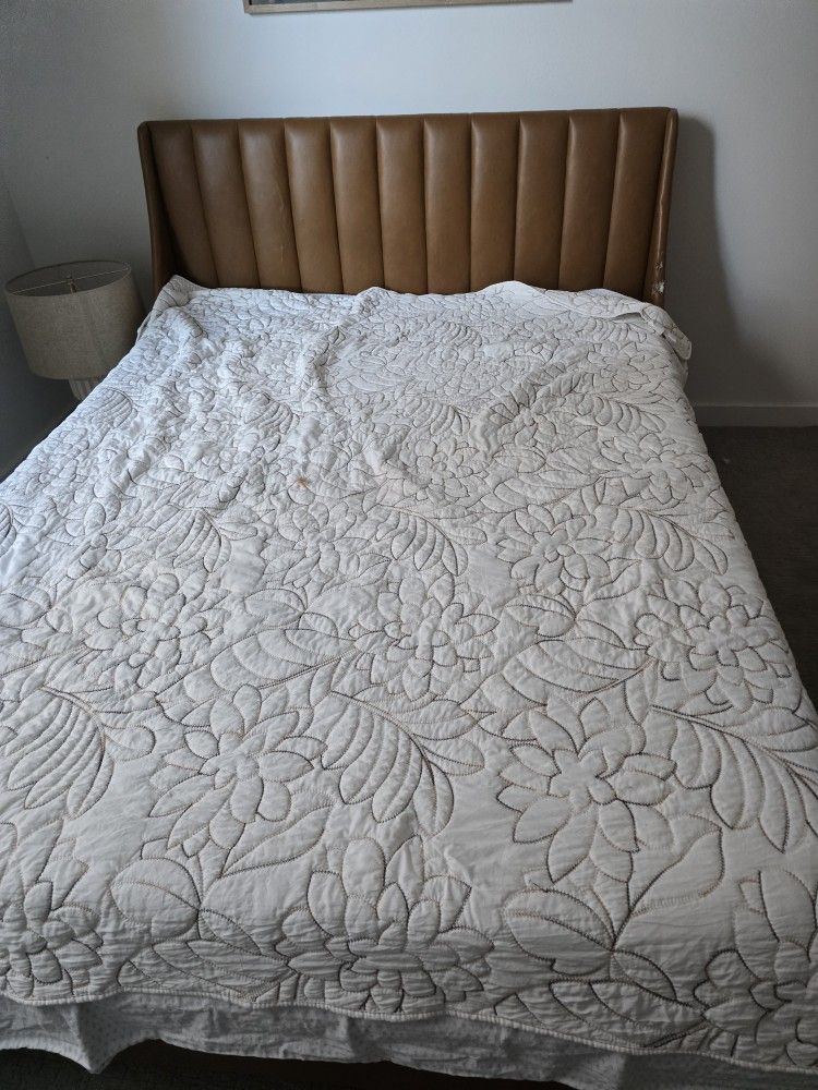Brown Queen Bed Frame