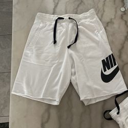 White Nike Shorts 
