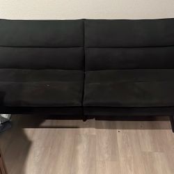 Black Folding Futon Couch 