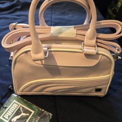 Pink Puma Strap Purse