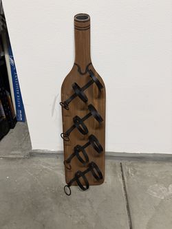 Wooden wine mount holder