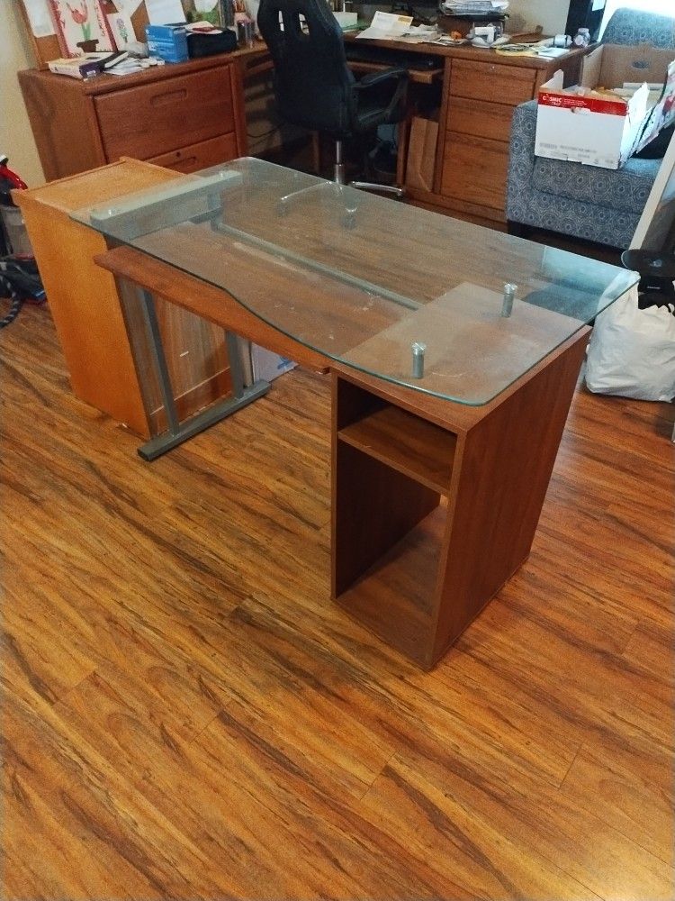 Free Desk And Cabinet