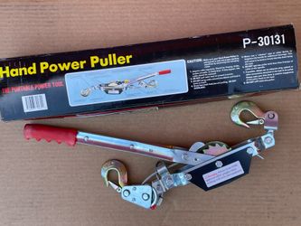 Cable winch puller. 1 ton 10 feet.