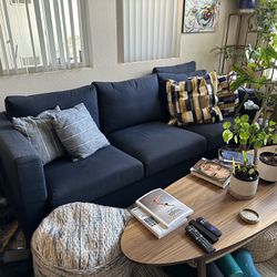 IKEA, FINNALA Sofa, Orrsta black-blue 