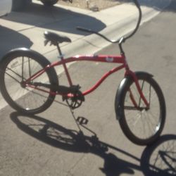 Men's 26 Inch Silkk Extended Frame Beach Cruiser Bike