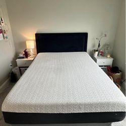 Full-Size Velvet Headboard (MATTRESS & BED FRAME NOT INCLUDED)