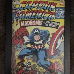 Framed Old time Super hero prints