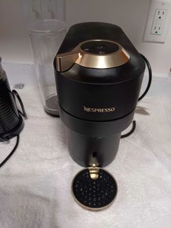 Nespresso Vertuo Pop Coffee Machine Black Gold