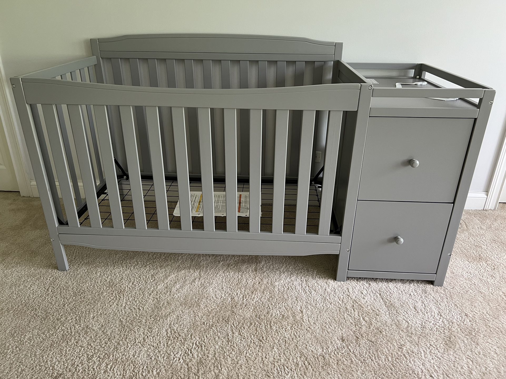 Gray Crib 