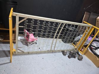 Twin Bed frame and mattress