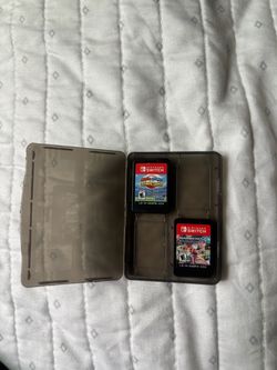 Mario kart deluxe and Sonic’s and Mario at the Olympics mete do switch games