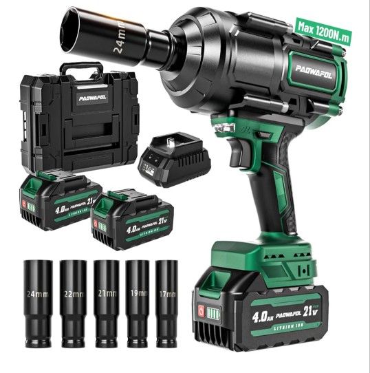 1200N.m(900ft-lbs) Brushless Impact Wrench