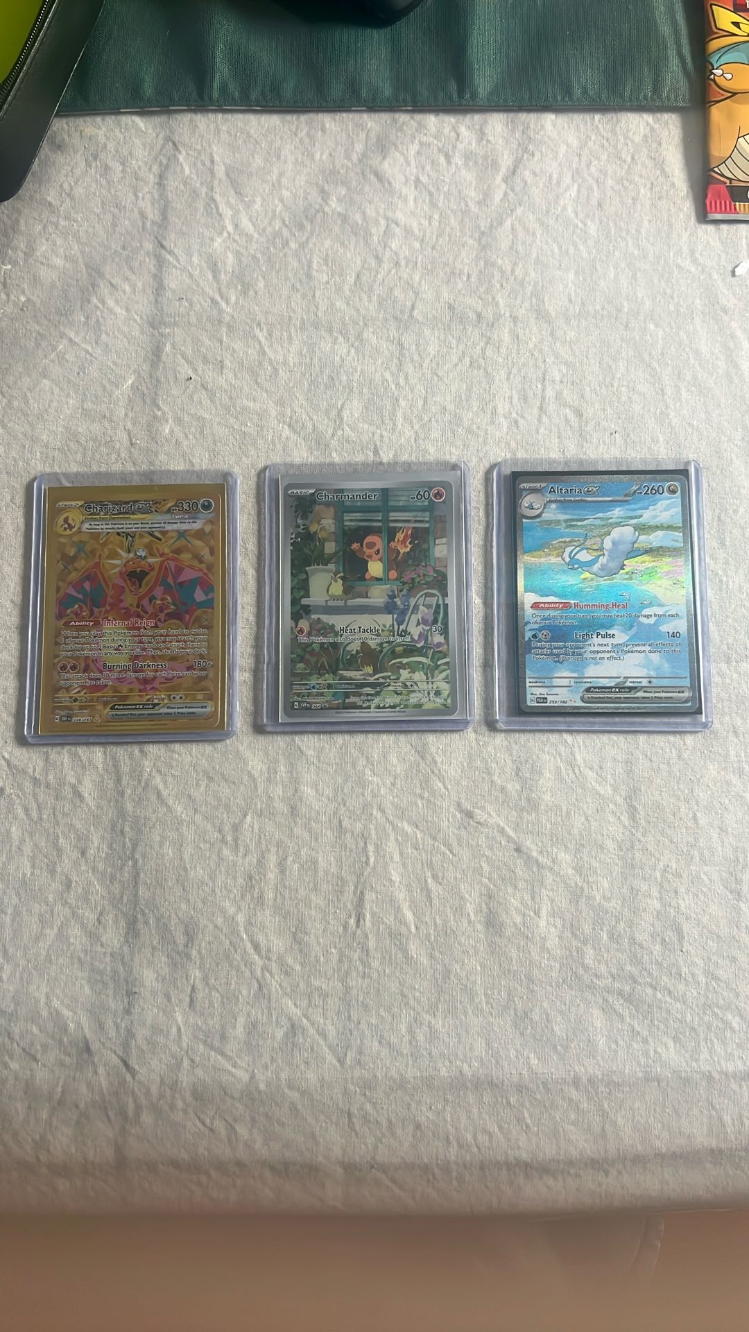 Pokémon Cards, Alteria Ex, Charizard Promo, Charizard Hyper Rare