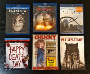 HORROR MOVIE LOT - 6 MOVIES - EXCELLENT CONDITION