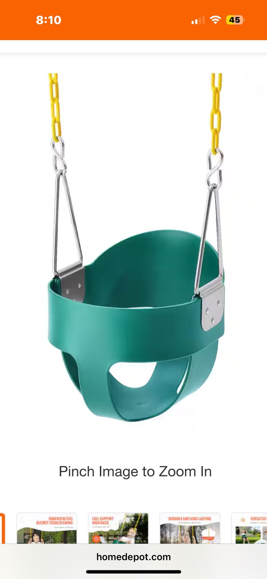 Toddlers Swing Seat