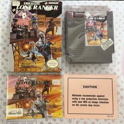 The Lone Ranger NES - CIB Complete Nintendo Game