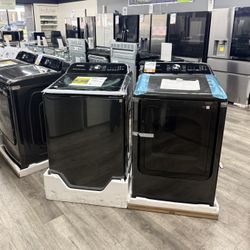 🔥 EXTRA LARGE 5.4 CUBIC FT. WASHER WITH AGITATOR AND GAS DRYER LAUNDRY PAIR SAMSUNG🔥