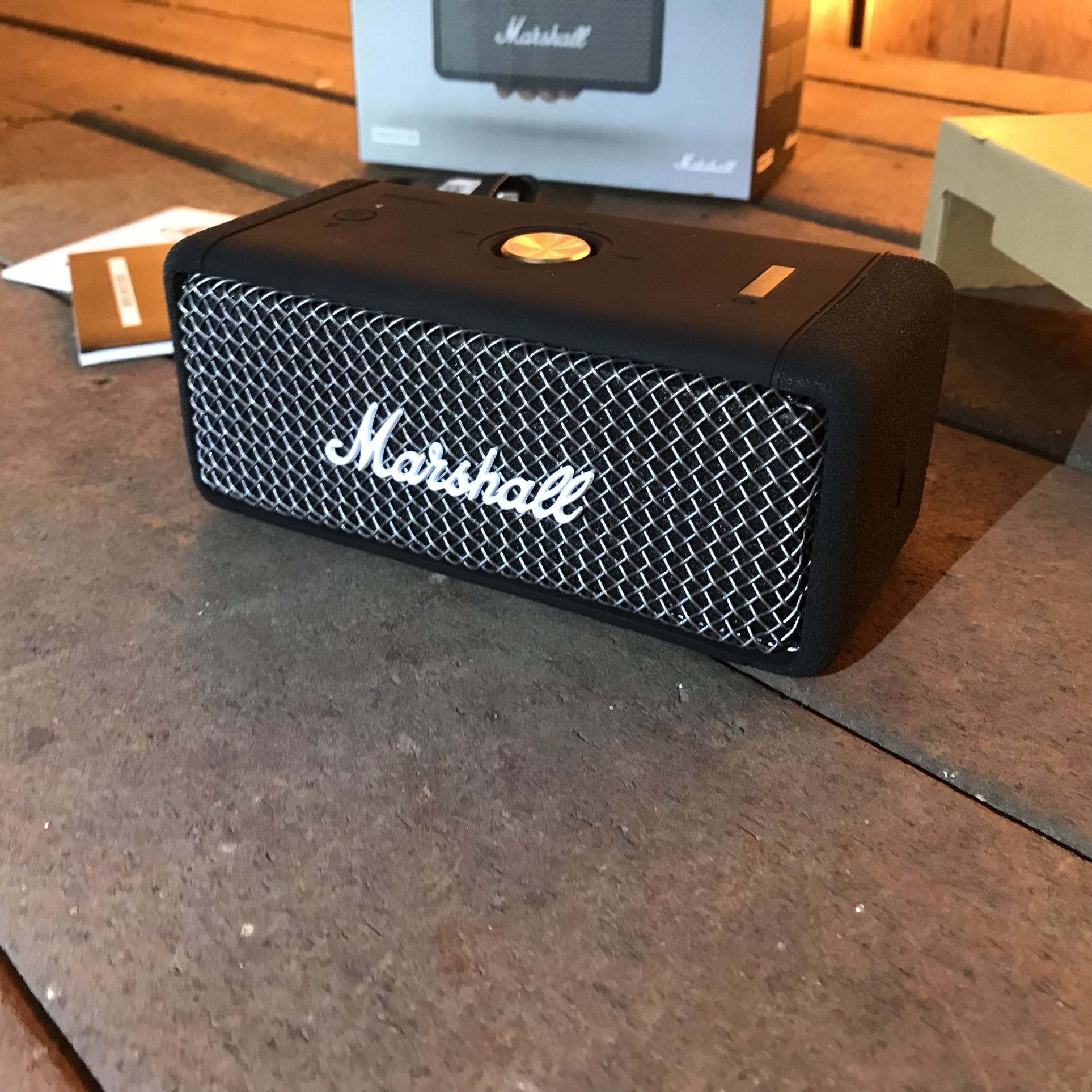 Marshall Emberton Bluetooth Wireless Speaker Brand New 