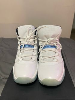 Nike Air Jordan 11 Retro GS White Legend Blue Black 378038-117 Youth Size 6.5Y