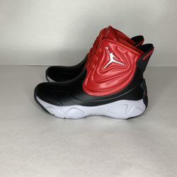 Nike Air Jordan Drip 23 Kids Size 3Y Rain  Boots CT5798-006 Black/Red.  NEW without original box.