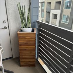 Large Wooden Pot For Plants 