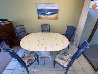 Dining room table and chairs