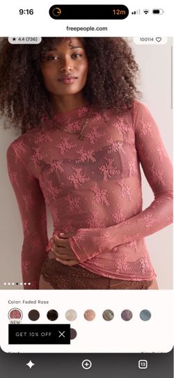 Free people lace shirt