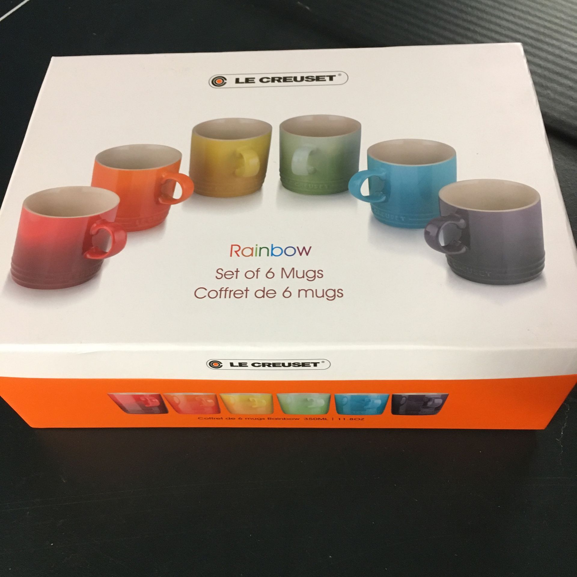 Rainbow Set Of 6 Le Creuset Mugs