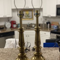 Stiffel Candlestick Lamps